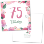 Einladung „75. Geburtstag“