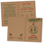 Weihnachtskarte „Baumkugel“